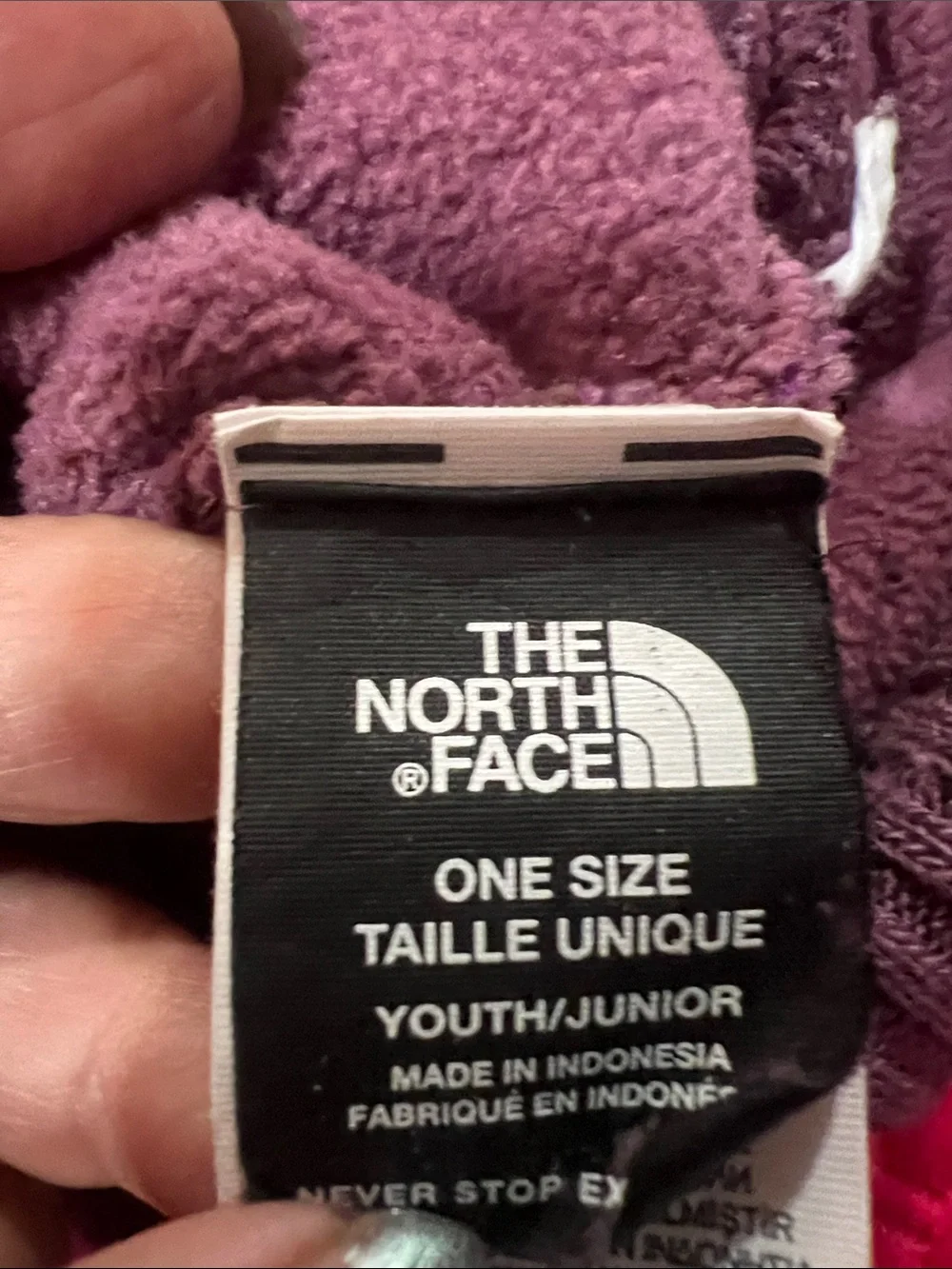 The North Face Kids Knit Pom Beanie - Purple Heather